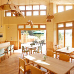 3階地域交流の場、ここから愛知牧場が一望に見渡せ、季節の良い時バーべキューなど行います。